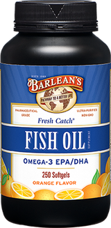 Fresh Catch Fish Oil Orange Flavor 250 Softgels