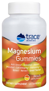 Magnesium Gummies Peach 120 Gummies
