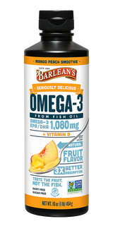 Seriously Delicious Omega-3 Mango Peach Smoothie 16 oz