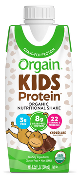 Kids Protein Organic Nutrition Shake Chocolate Single Serving Pack