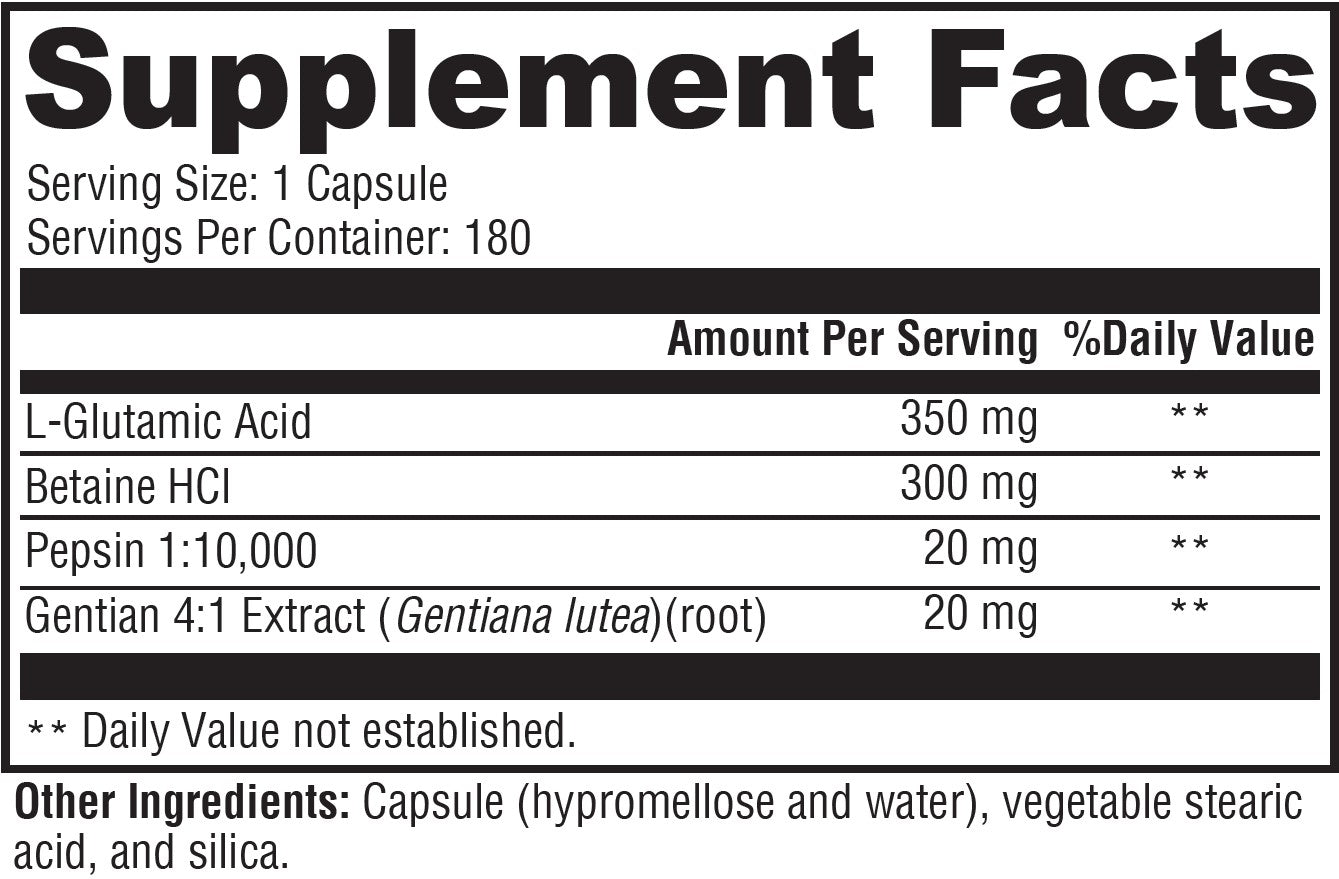 XYMOGEN®, GastrAcid™ 180 Capsules