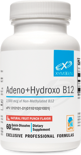 XYMOGEN®, Adeno+Hydroxo B12 Natural Fruit Punch Flavor 60 Tablets