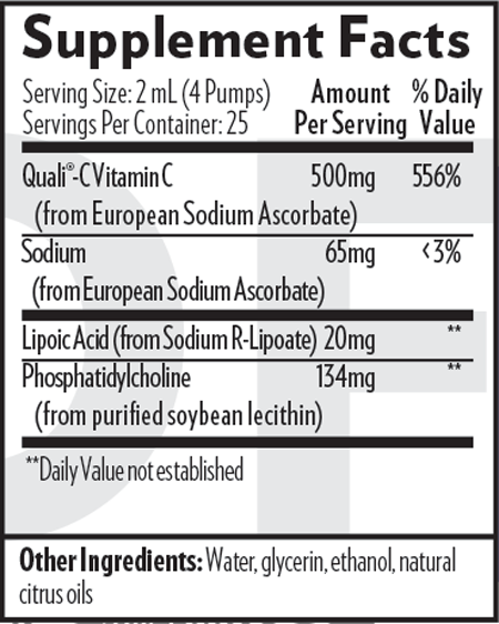 Liposomal Vitamin C with RLA 1.7 fl oz
