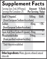 Liposomal Vitamin C with RLA 1.7 fl oz