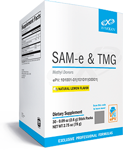 XYMOGEN®, SAM-e & TMG Lemon 30 Servings