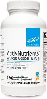 XYMOGEN®, ActivNutrients® without Copper & Iron 120 Capsules
