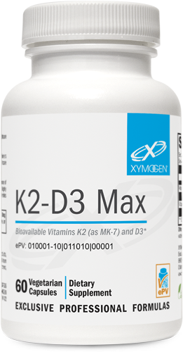 XYMOGEN®, K2-D3 Max 60 Capsules