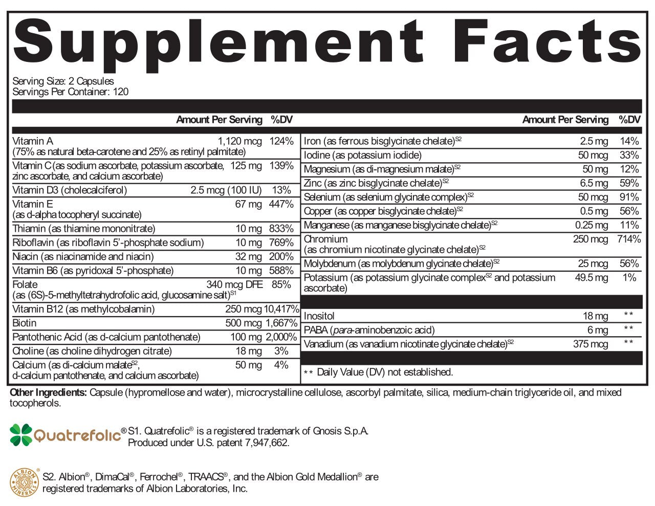 XYMOGEN®, ActivNutrients® 240 Capsules
