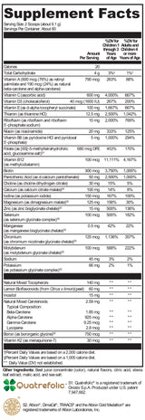 XYMOGEN®, ActivNutrients® without Copper & Iron Multivitamin Powder Fruit Punch 60 Servings