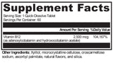 XYMOGEN®, Adeno+Hydroxo B12 Natural Fruit Punch Flavor 60 Tablets