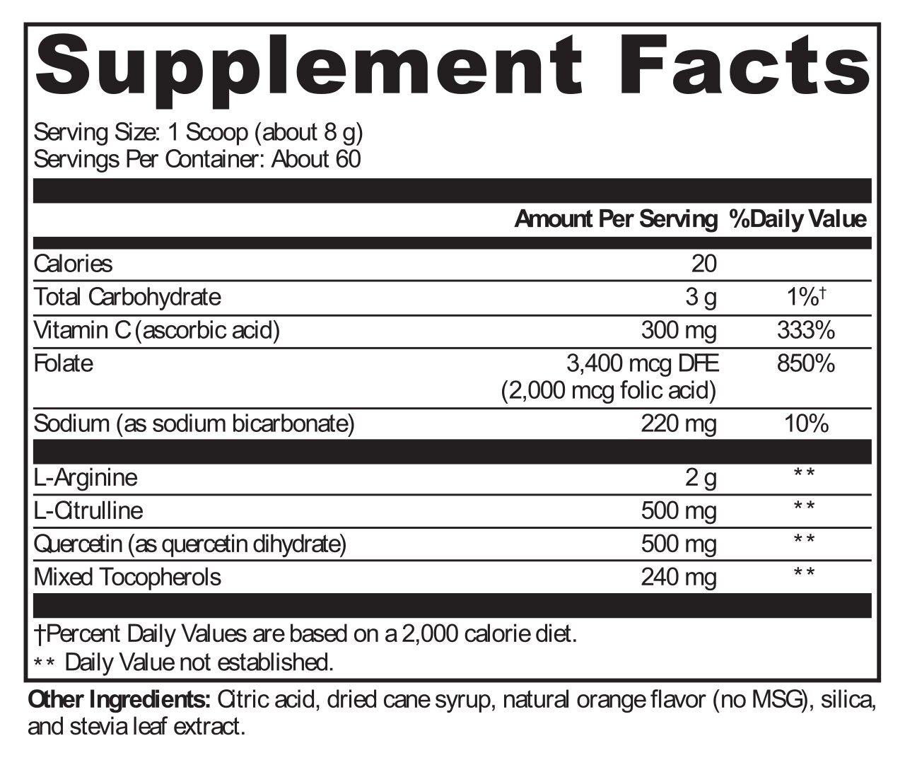 XYMOGEN®, AngiNOX™ Orange 60 Servings