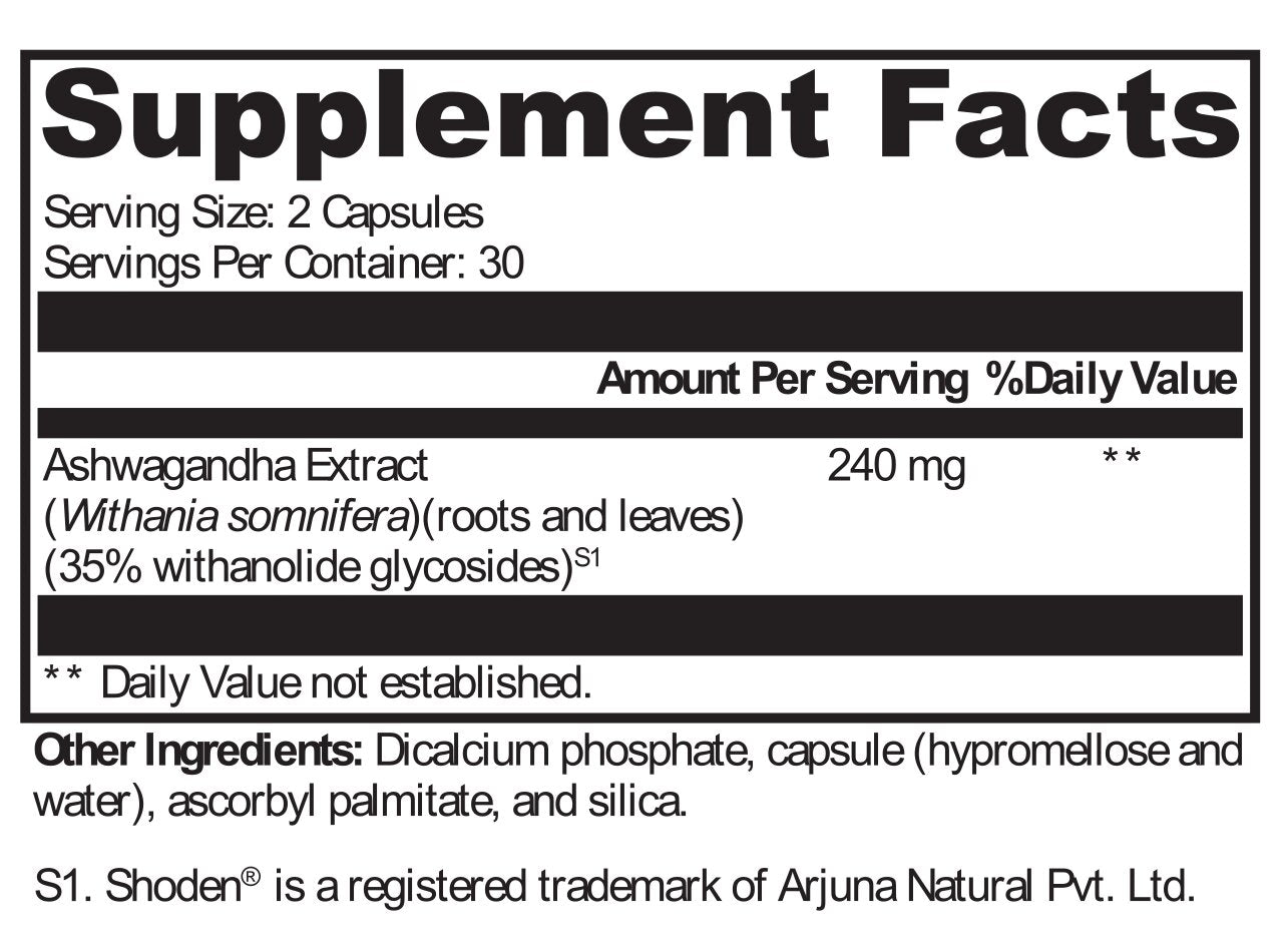 XYMOGEN®, Ashwagandha 35 60 Capsules