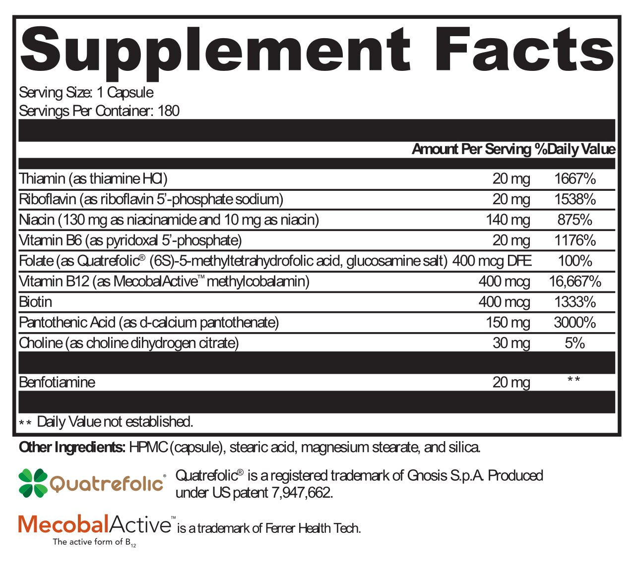 XYMOGEN®, B Activ® 180 Capsules