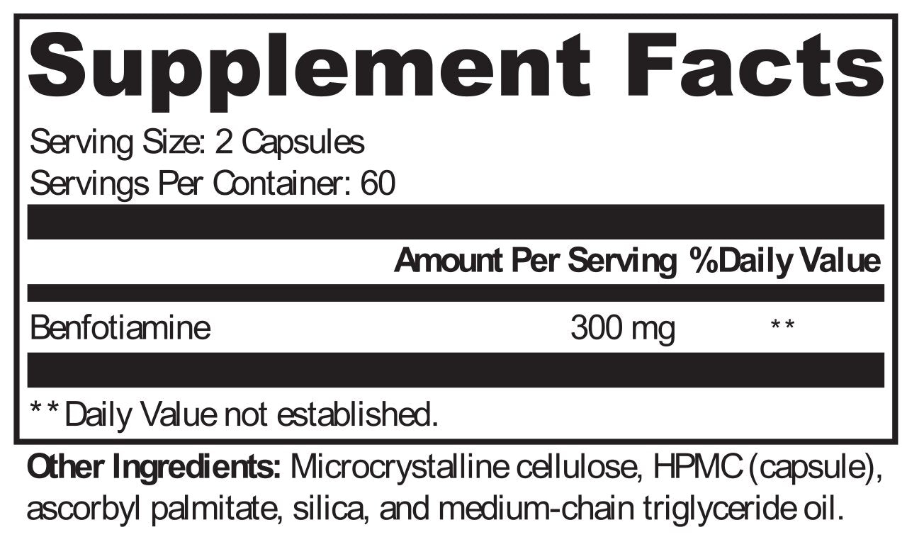 XYMOGEN®, Benfotiamine 120 Capsules