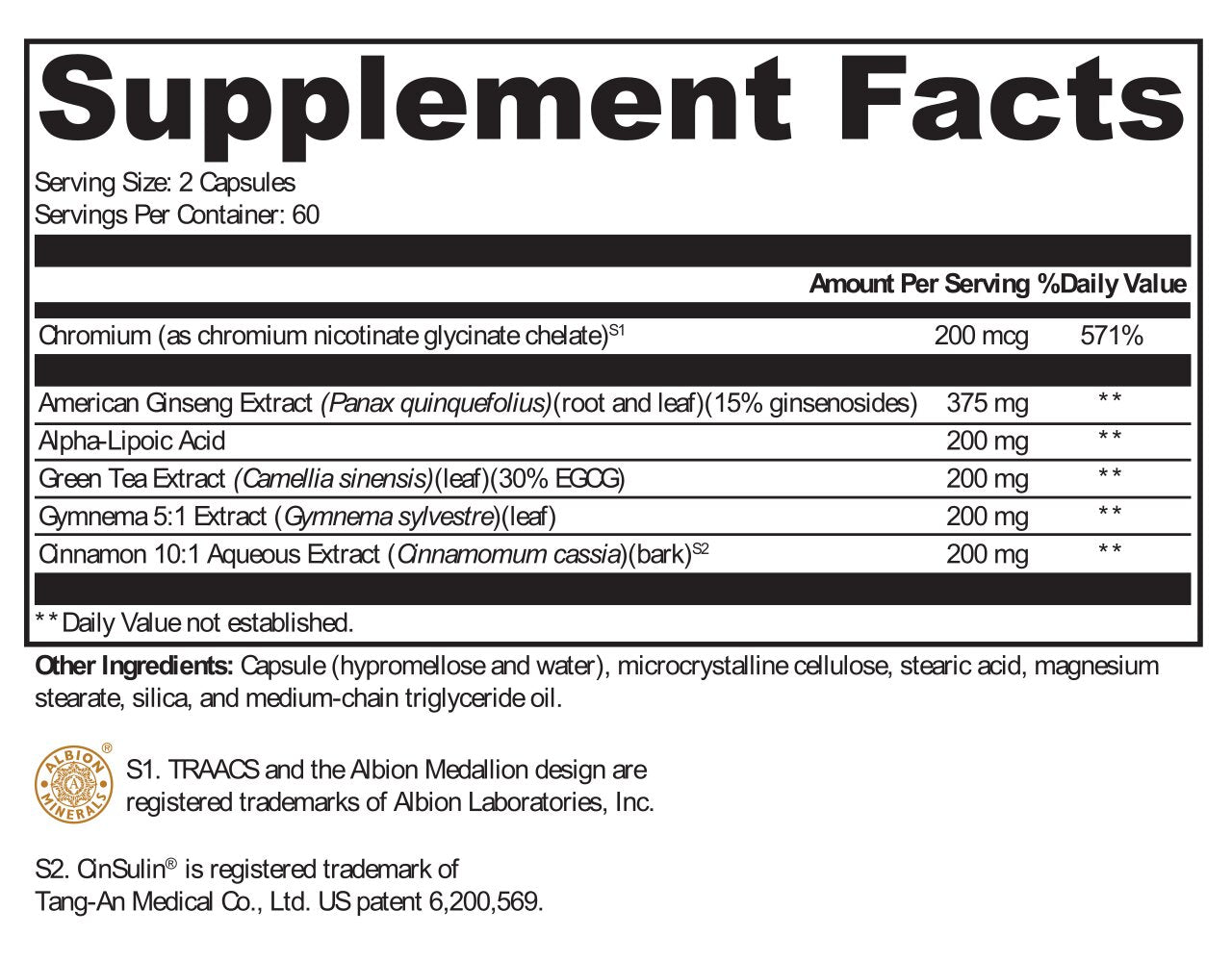 XYMOGEN®, CinnDromeX™ 120 Capsules
