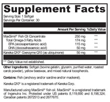 Load image into Gallery viewer, XYMOGEN®, CoQmax™ Omega 50 mg 30 Softgels
