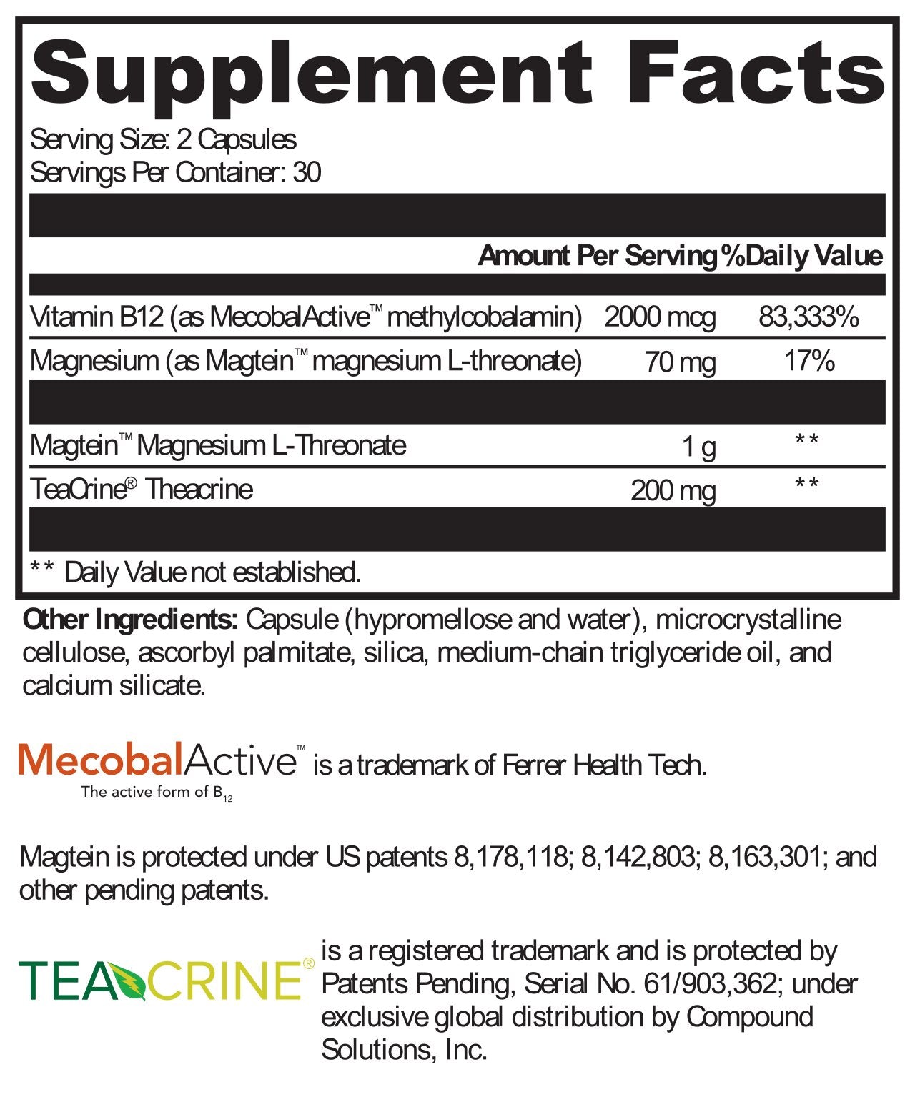 XYMOGEN®, Cogniquil® 60 Capsules