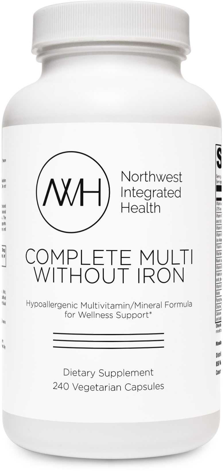 COMPLETE MULTI WITHOUT IRON (240 Capsules)