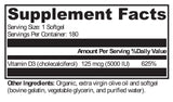 XYMOGEN®, D3 5000 180 Softgels