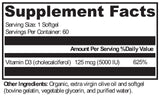 XYMOGEN®, D3 5000 60 Softgels