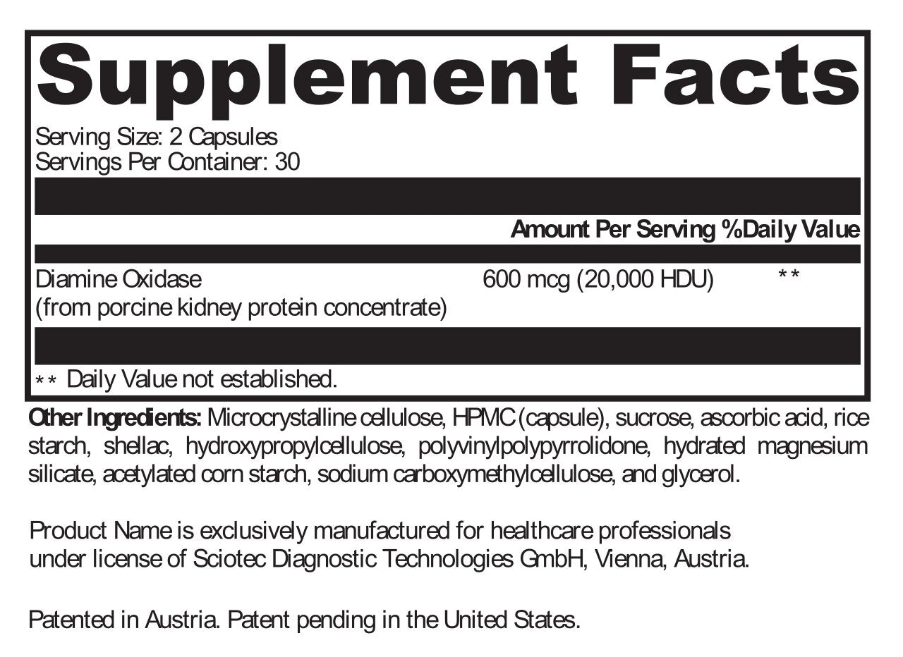 XYMOGEN®, HistDAO™ 60 Capsules