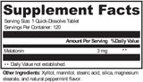 XYMOGEN®, Melatonin Peppermint 120 Tablets