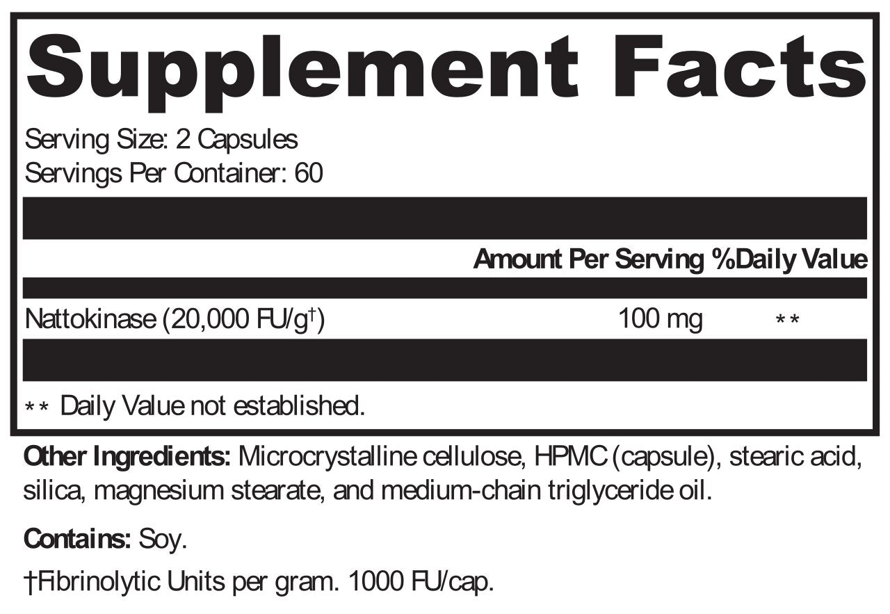 XYMOGEN®, Nattokinase 120 Capsules
