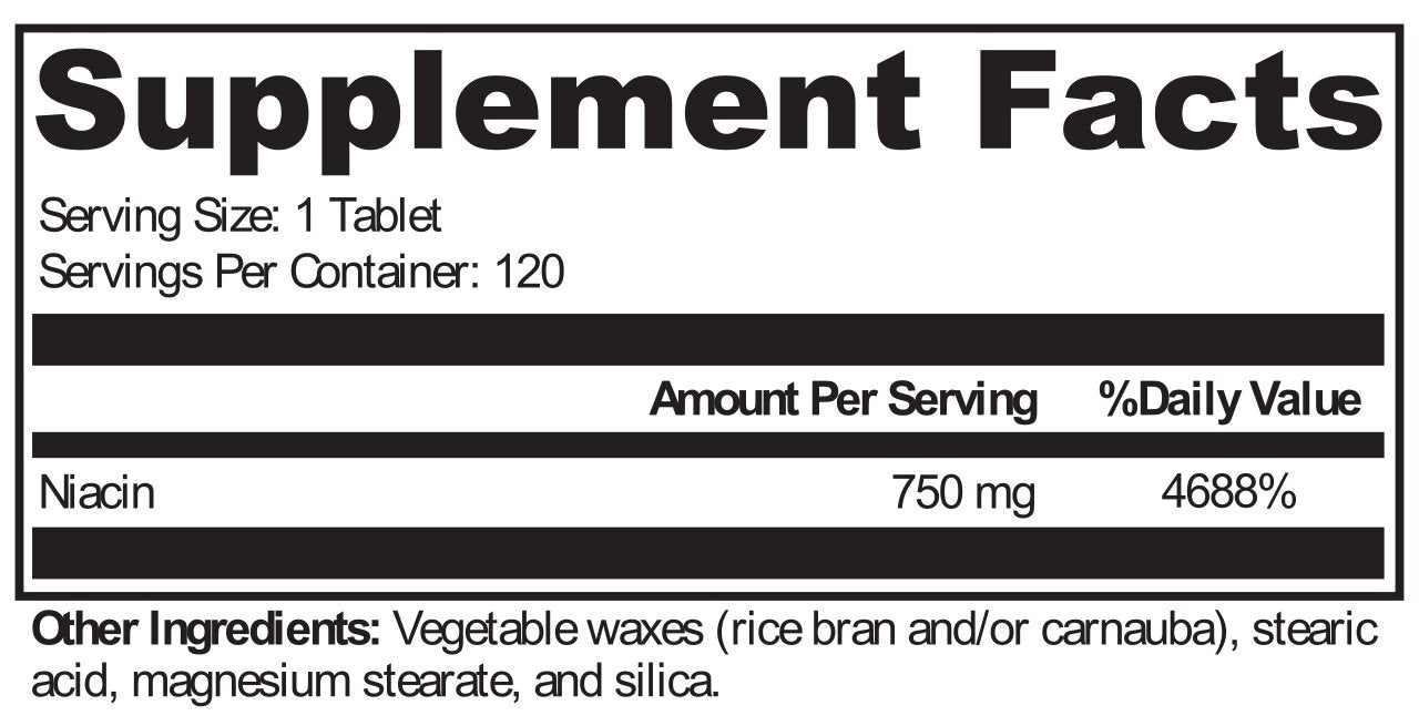 XYMOGEN®, NiaVasc™ 750 120 Tablets