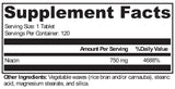 XYMOGEN®, NiaVasc™ 750 120 Tablets