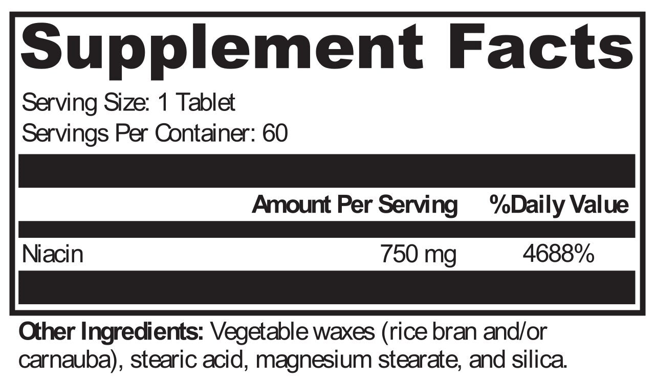 XYMOGEN®, NiaVasc™ 750 60 Tablets