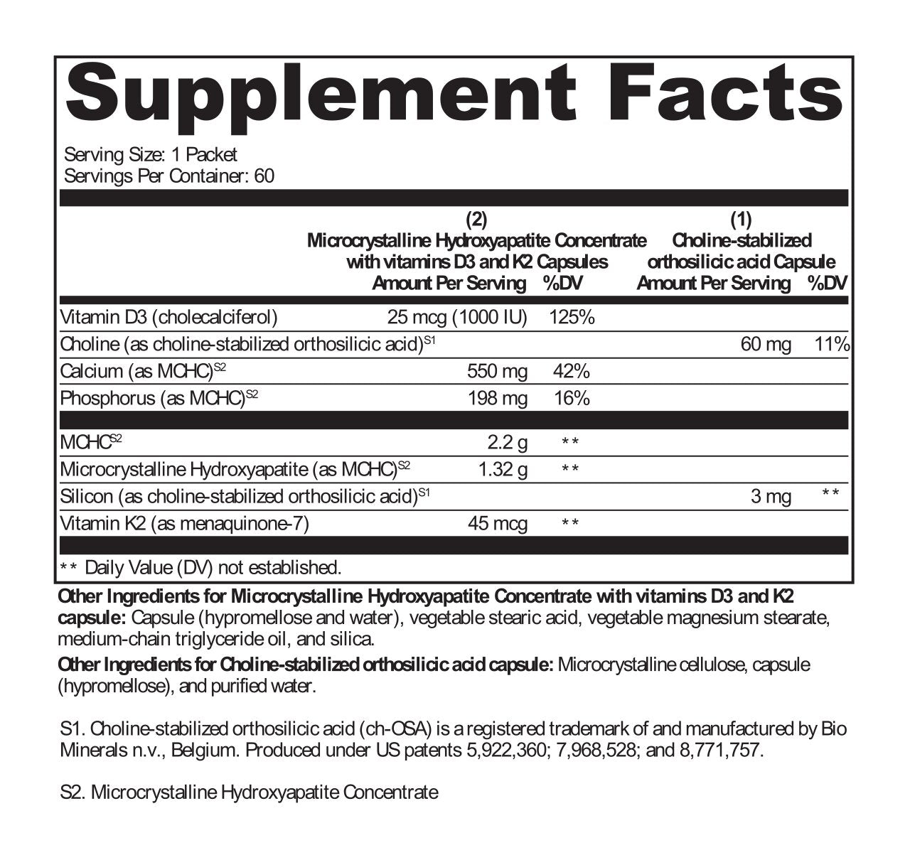 XYMOGEN®, OSAplex MK-7™ 60 Packets