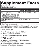 XYMOGEN®, ProbioMax® Daily DF 60 Capsules