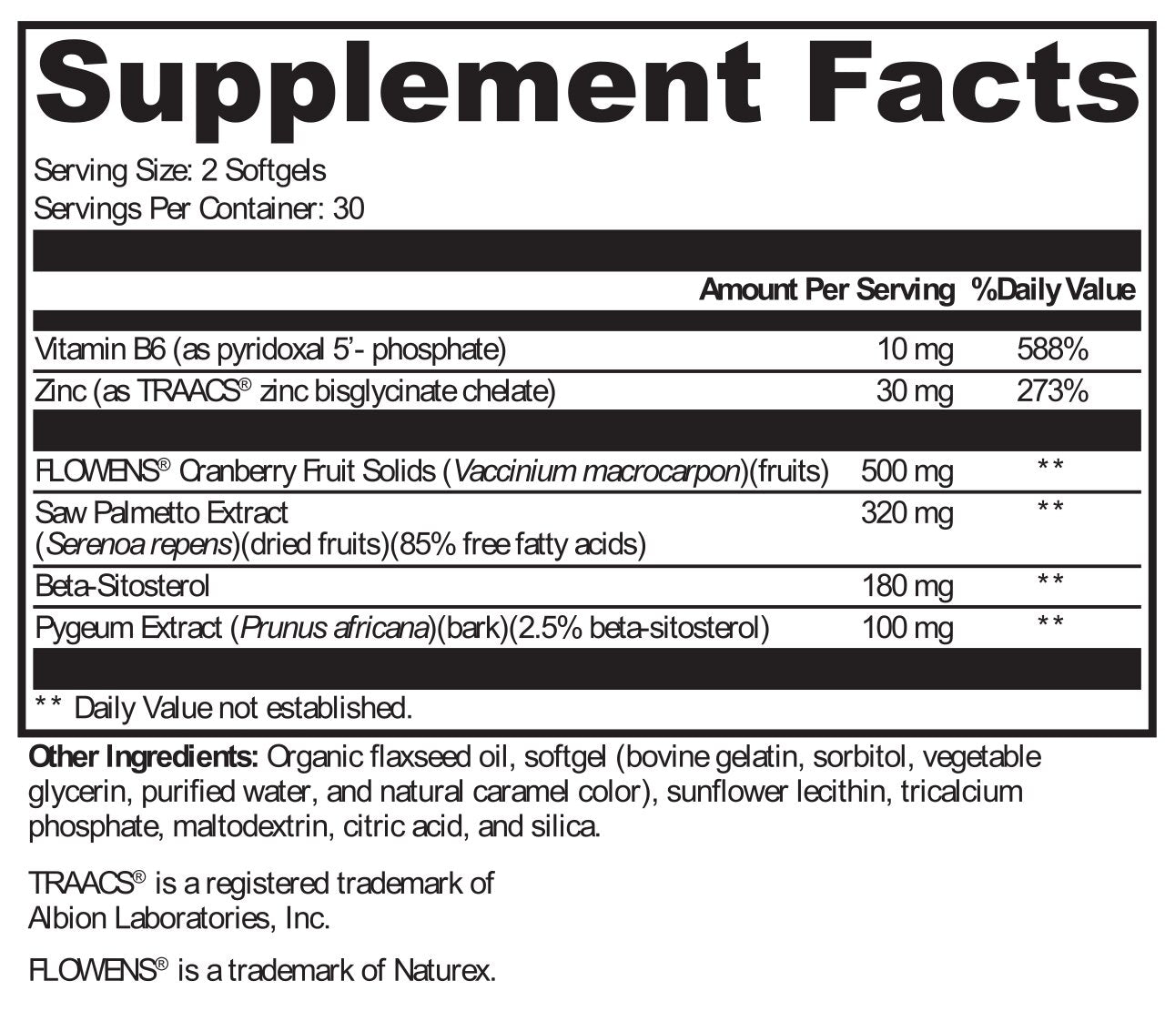 XYMOGEN®, Prostate FLO™ 60 Softgels