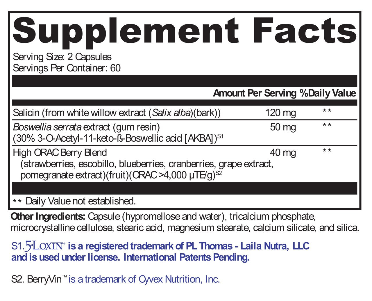 XYMOGEN®, Saloxicin™ 120 Capsules
