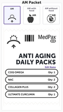 Load image into Gallery viewer, ANTI-AGING DAILY PACKS

