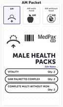 Load image into Gallery viewer, MALE HEALTH DAILY PACKS
