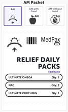 Load image into Gallery viewer, RELIEF DAILY PACKS
