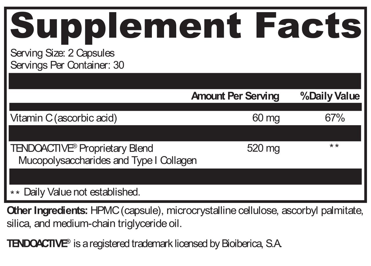 XYMOGEN®, SynovX® Tendon & Ligament 60 Capsules