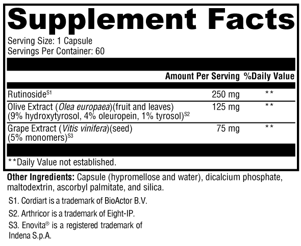 XYMOGEN®, VitalVasc® 60 Capsules